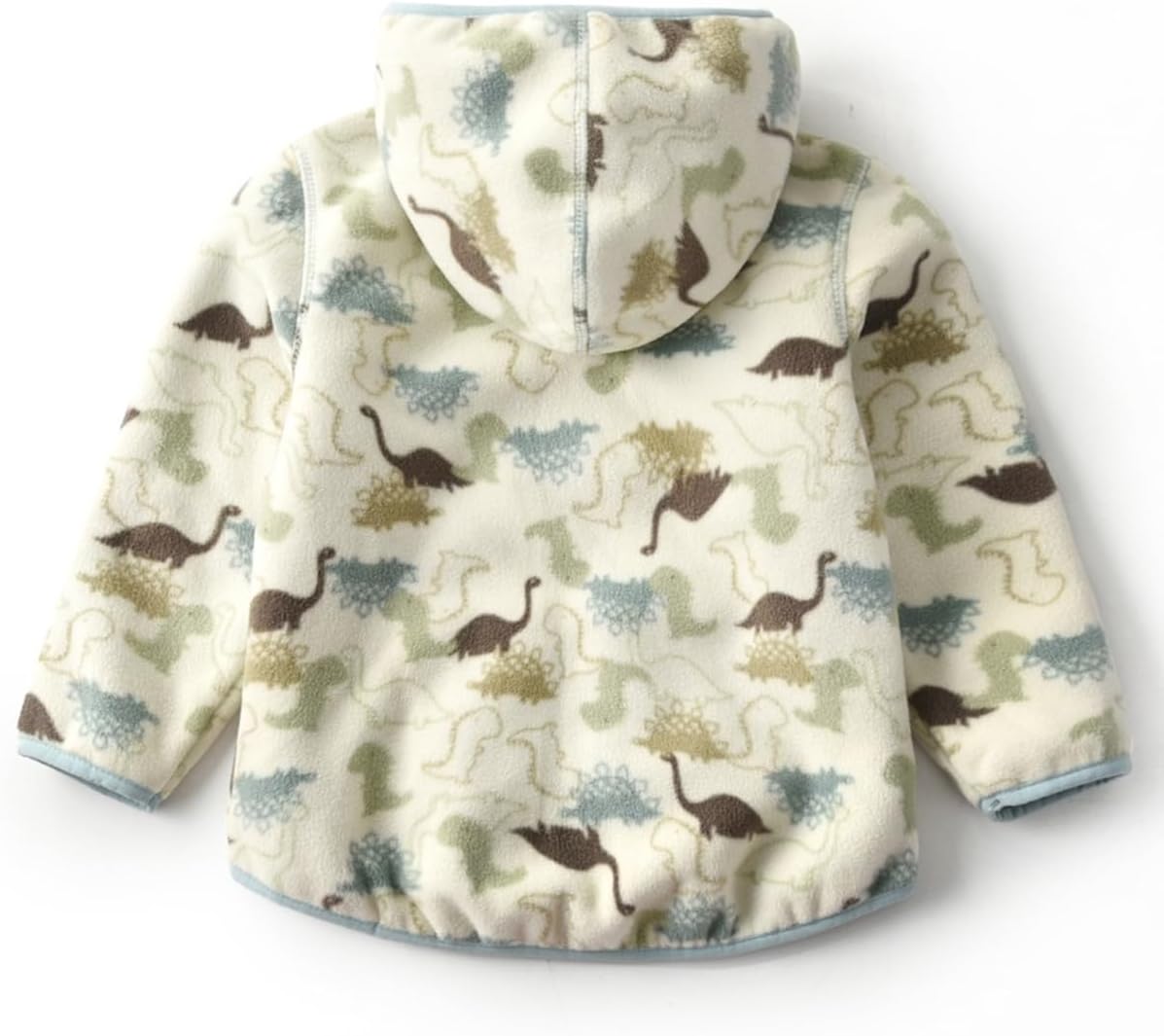 Toddler Printed Polar Fleece hooded Jacket Baby Boys Girls Kids Winter Warm Spring Autumn Outerwear Soft Lightweight