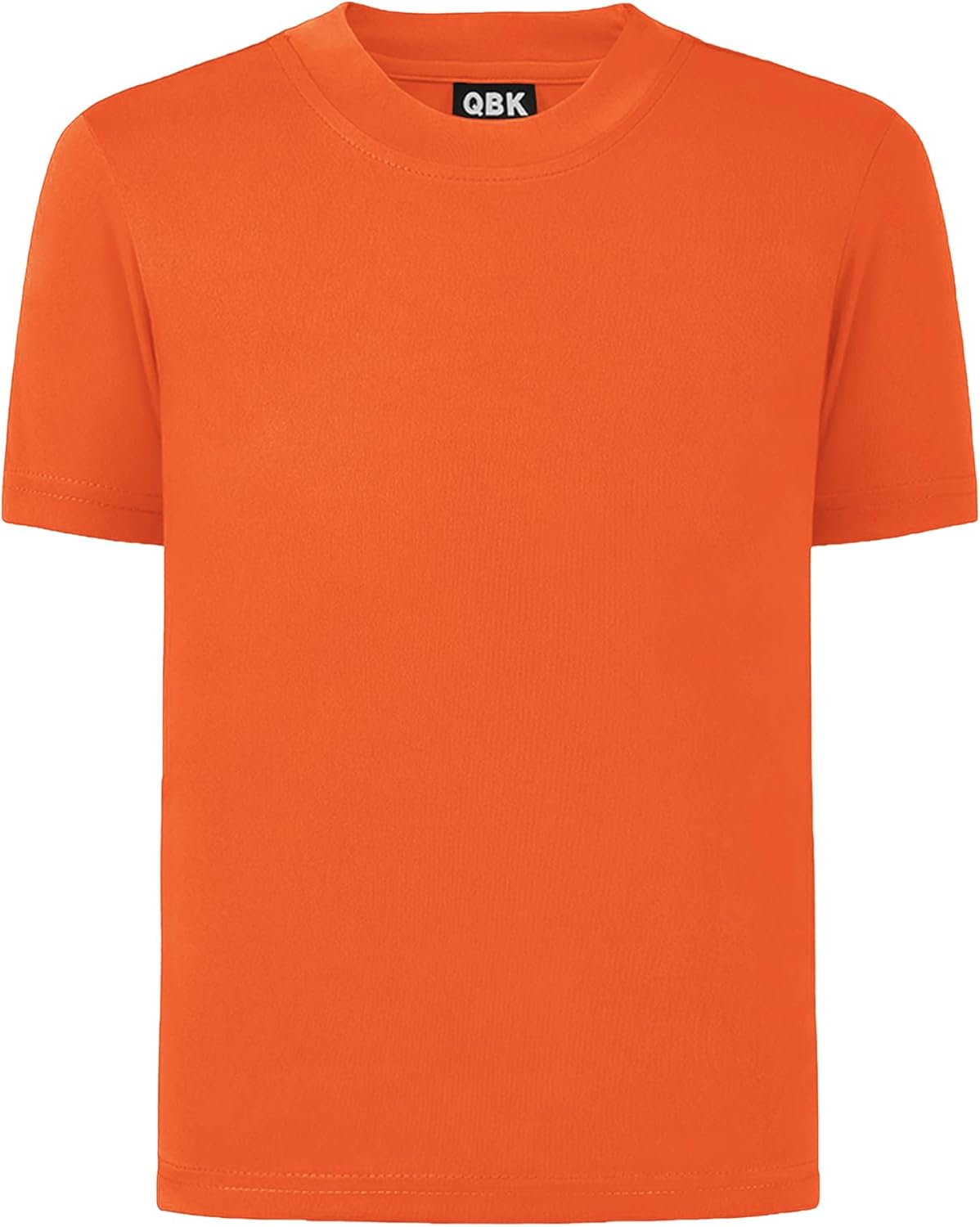 QBK 2T to Youth Neon Shirt Kids UPF 50+ Dry Fit Athletic Short Sleeve Rash Guard T Shirts for Boys Girls Sports Undershirt