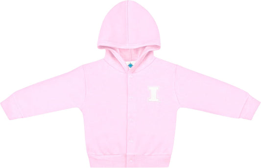 Creative Knitwear College Baby Snap Hooded Jacket - Team Logo, Multiple Colors, for Boys & Girls, (0-24 Months)