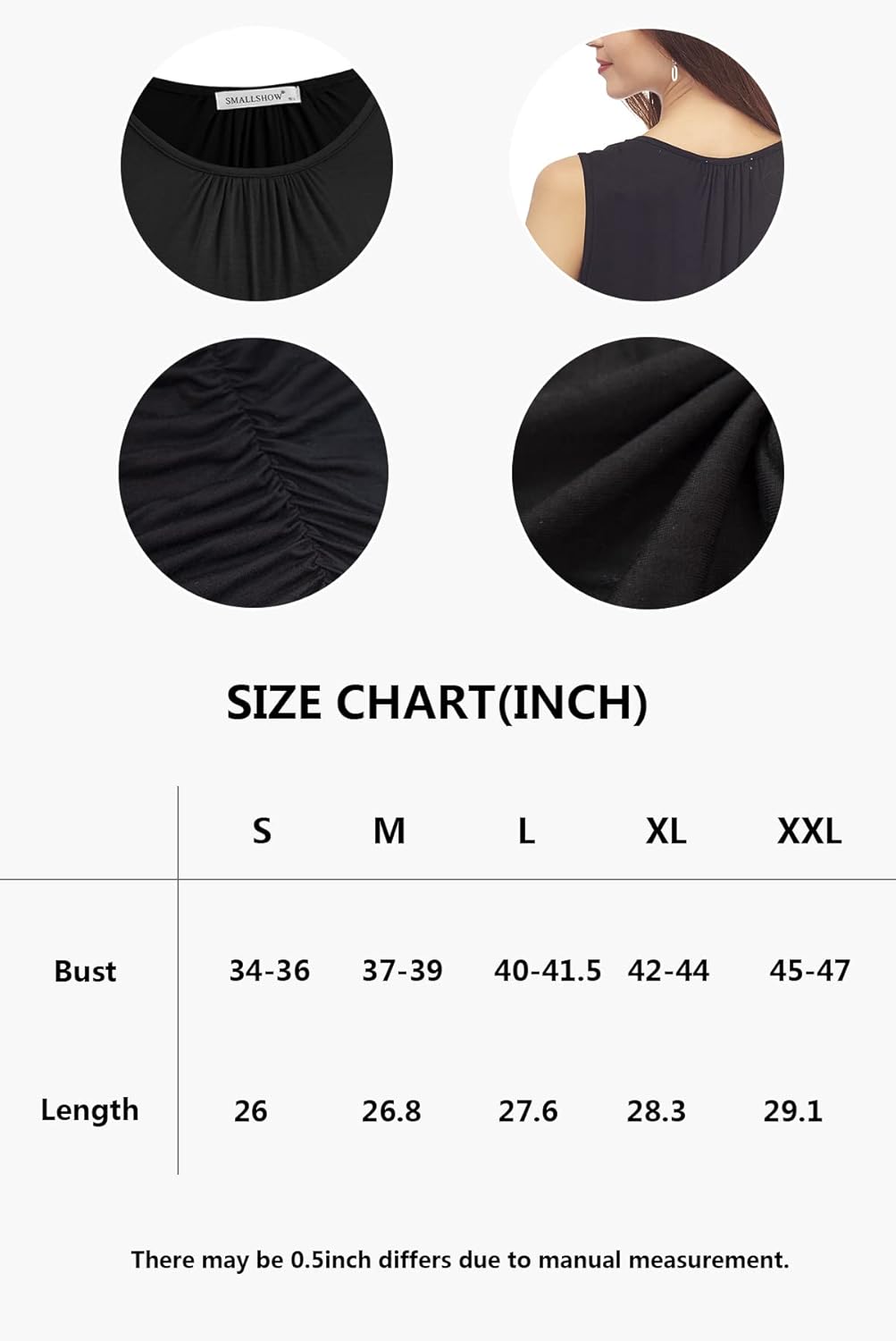 Smallshow Women's Maternity Nursing Tank Tops Breastfeeding Clothes 3-Pack