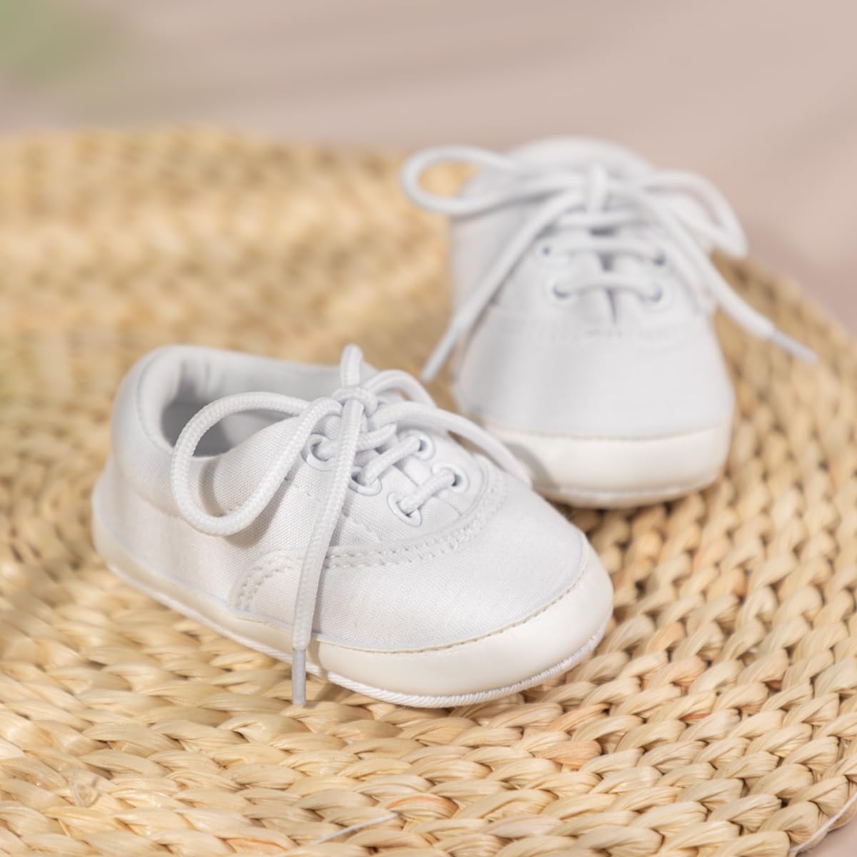 Morbido Infant Baby Boys Girls Canvas Sneaker Toddler Slip On Anti Skid Newborn First Walkers Candy Shoes for 0-18 Months