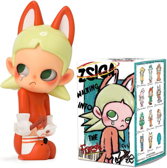 POP MART Zsiga Walking into The Forest Blind Box Figures, Random Design Box Toys for Modern Home Decor, Collectible Toy Set for Desk Accessories, 1PC