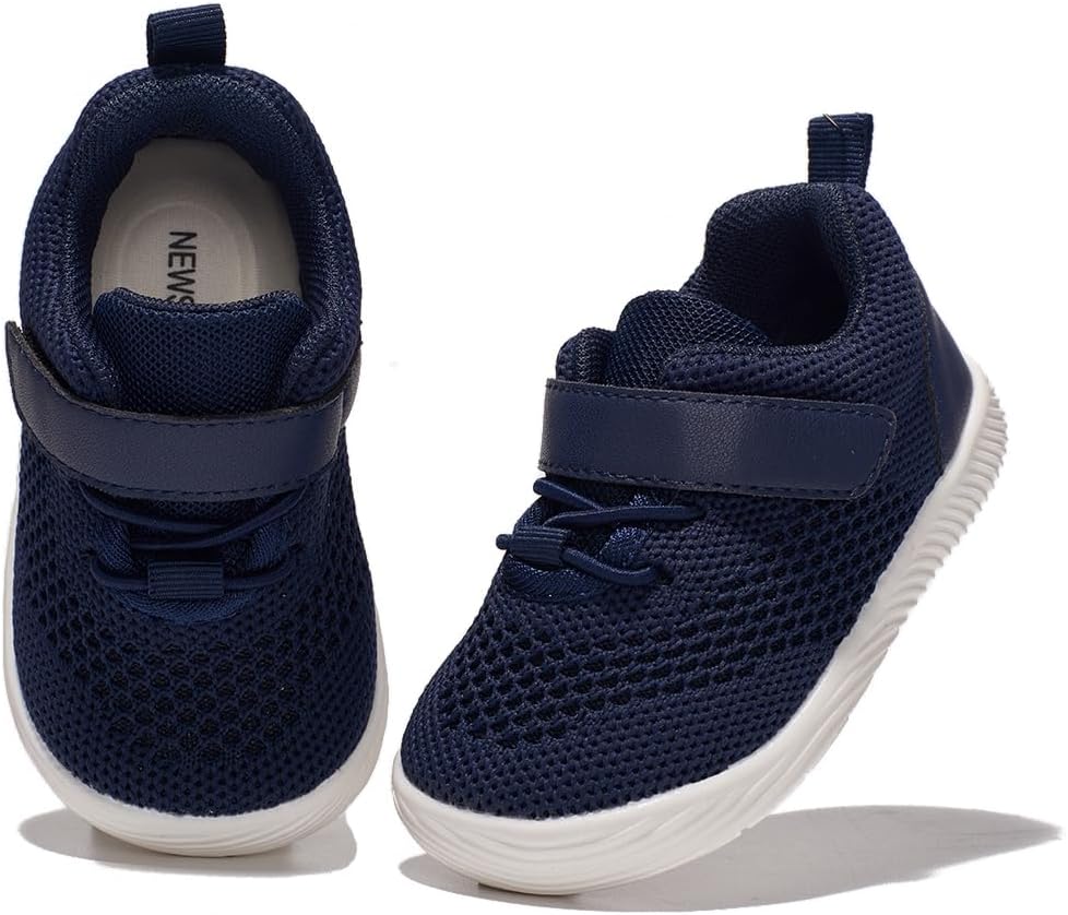 Newsonet Baby Shoes Boys Girls First Walking Breathable Non Slip Walker Sneakers Soft Sole 6 9 12 18 20 24 Months