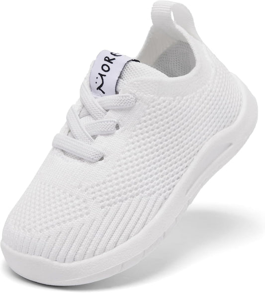 MORENDL Toddler Shoes Baby Walking Sock Shoes Infant Sneakers 0-4 Years Boy Girl Barefoot Tennis Shoe Non-Slip Brethable