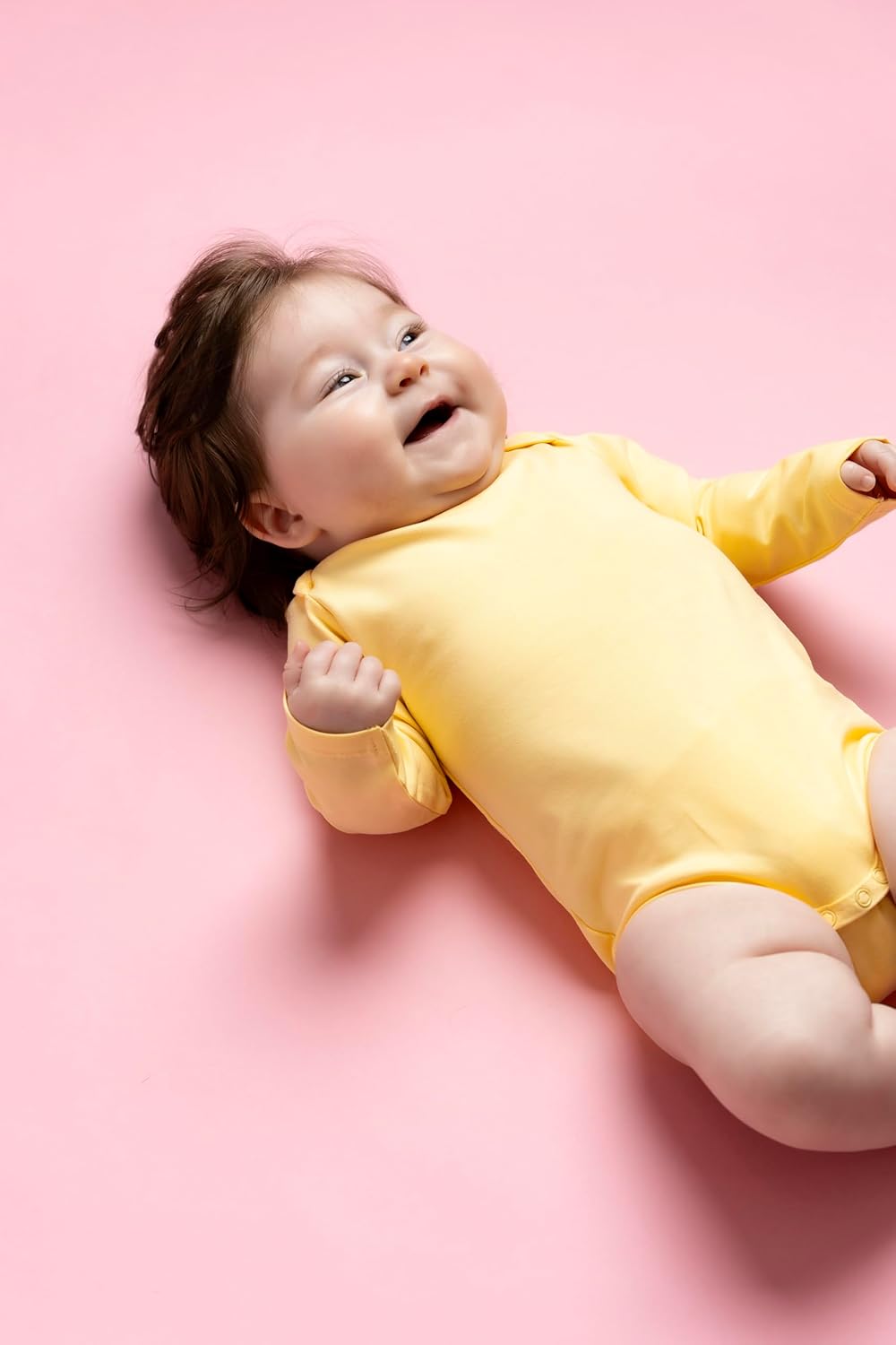 MONICA + ANDY Baby Organic Long Sleeve Jack and Jill Bodysuit