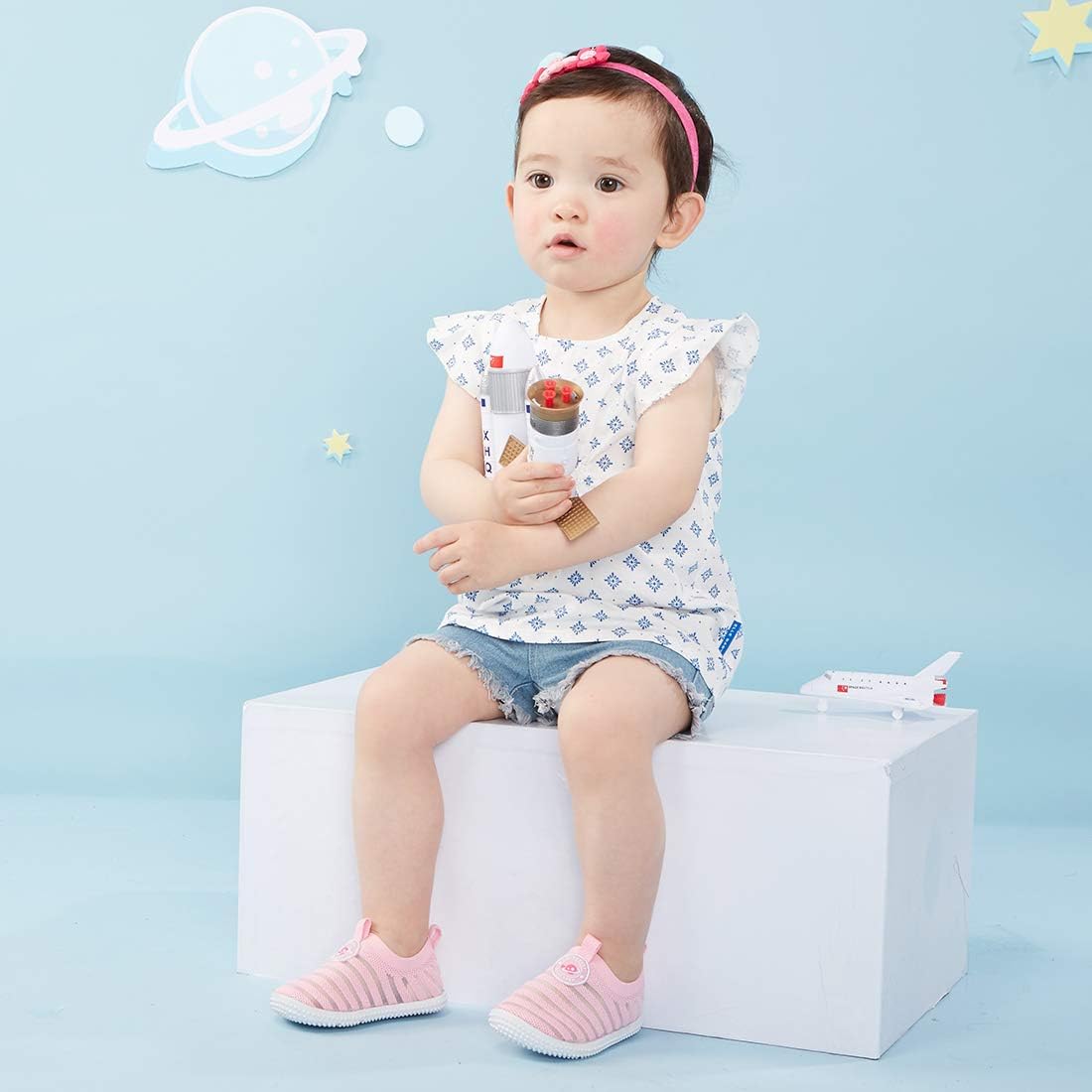 BMCiTYBM Baby Shoes Boy Girl Infant Sneakers Non-Slip First Walkers 6 9 12 18 24 Months