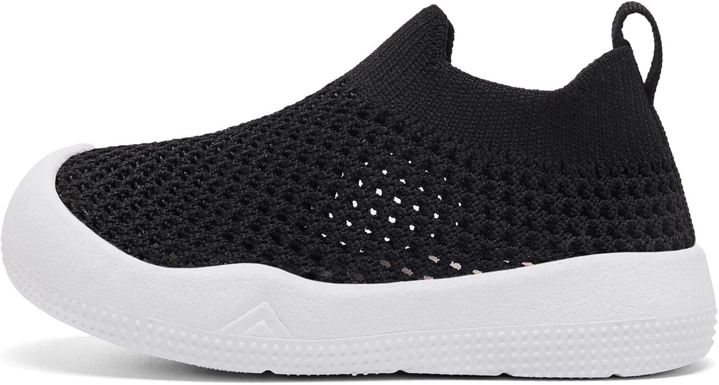 Eashi Baby Boy Girl Non-Skid Indoor Infant Walking Shoes Breathable Warm Elastic Sock Shoes with Memory Sole Protect Toes Outdoor Sneakers