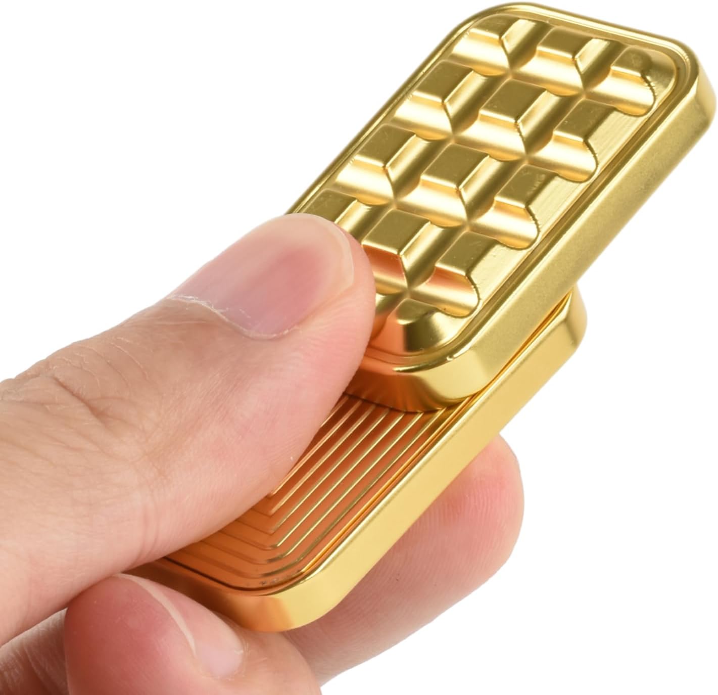 Fidget Toys Adults Magnetic Fidget Slider Magnet Fidget Toys EDC Metal Fidget Slider Haptic Slider EDC Fidget ADHD Anxiety Stress Relief Toy Adults Fidget Toys Adults Anxiety Metal Fidget Toys-Gold