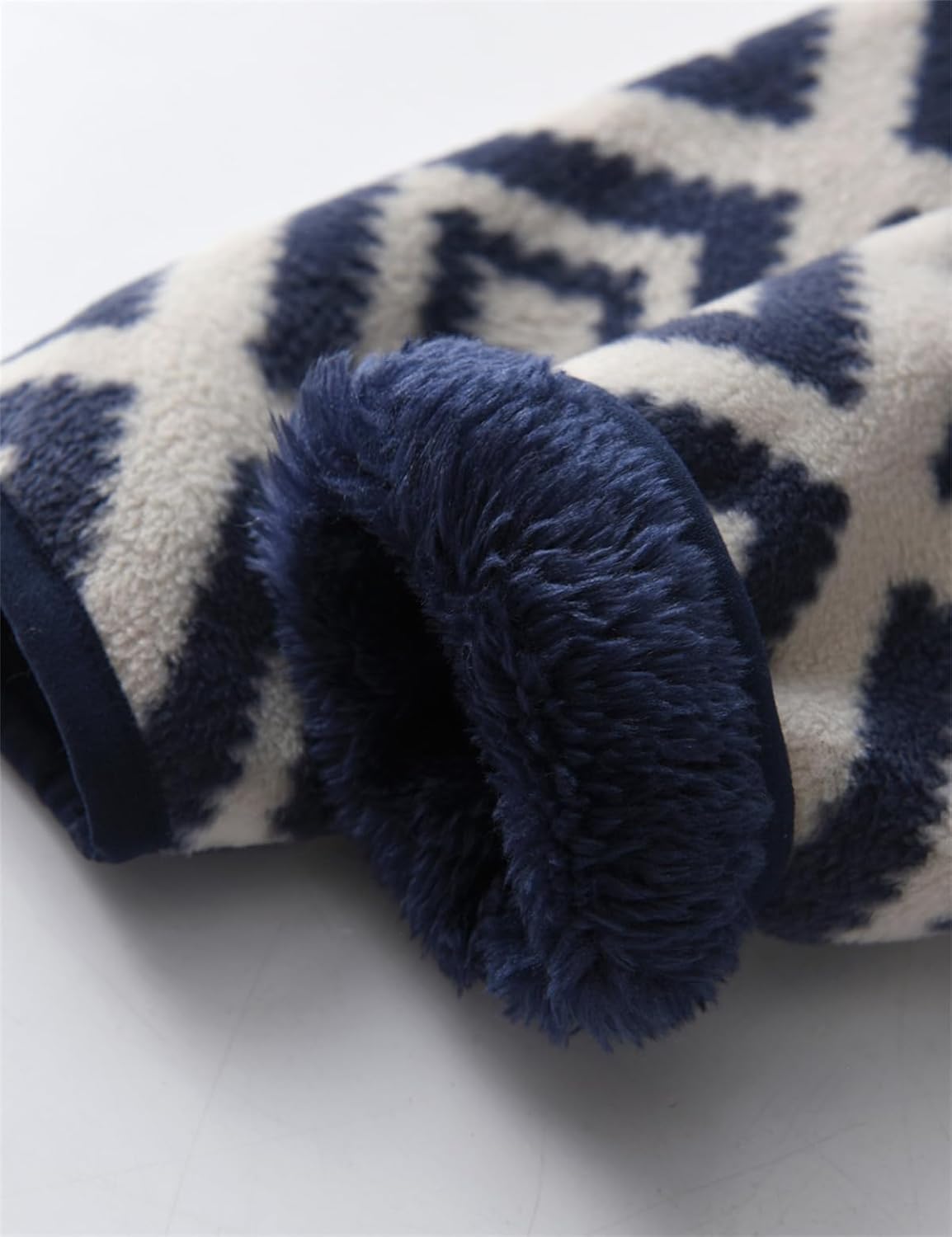 Kids Printed Polar Fleece Jacket Toddler Baby Boys Girls Autumn Winter Warm Sherpa Lining Outerwear Soft Lightweight