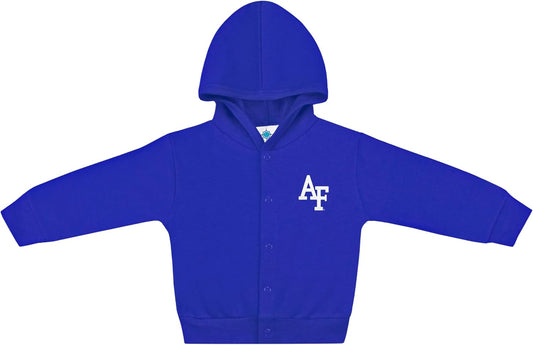 Creative Knitwear College Baby Snap Hooded Jacket - Team Logo, Multiple Colors, for Boys & Girls, (0-24 Months)