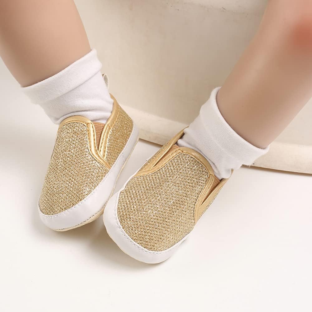 LONSOEN Baby Girls Boys Loafers Prewalker Dress Crib Shoes
