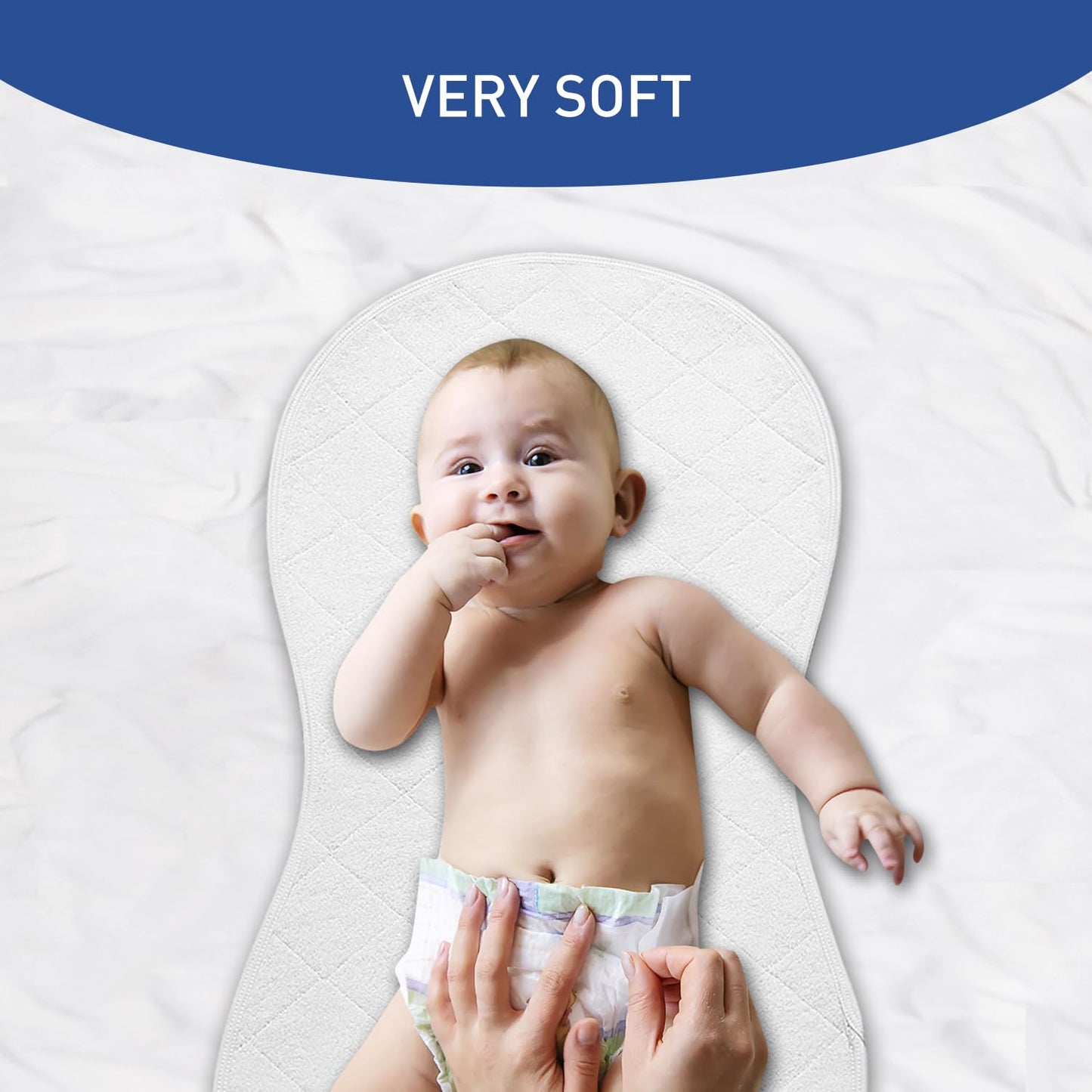 Baby Changing Pad Liners,Fit for Changing Table Liners are Warm On a Baby's Back,Thicker & Non-Slip,3 Count