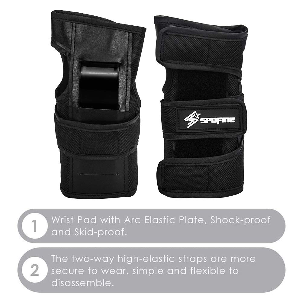 Kids Bike Helmet, Toddler Helmet for Youth Adult, Knee Pad Elbow Pad Wrist Guard Protective Gear Set for Skateboard, Bike, Skating, Cycling