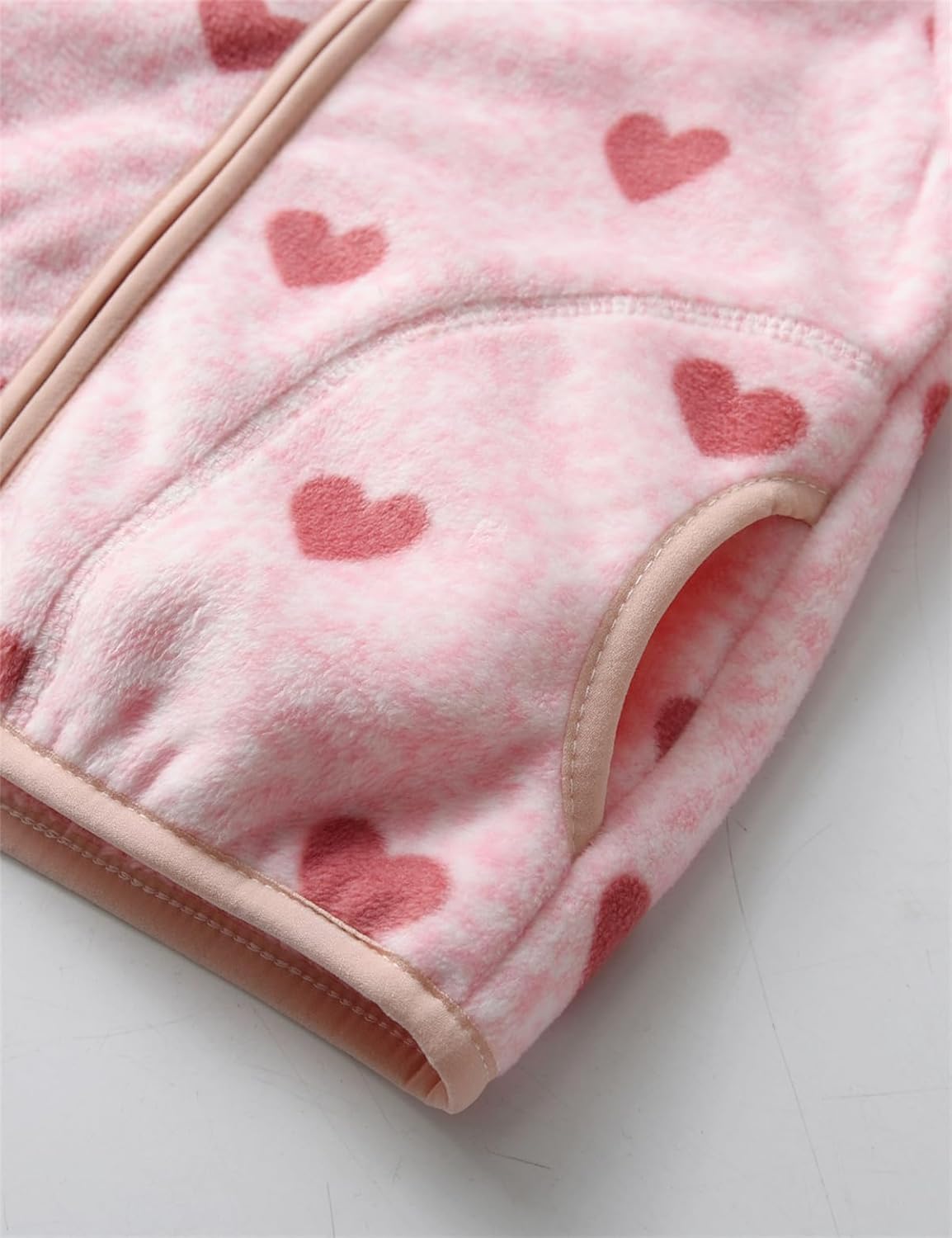 Kids Printed Polar Fleece Jacket Toddler Baby Boys Girls Autumn Winter Warm Sherpa Lining Outerwear Soft Lightweight