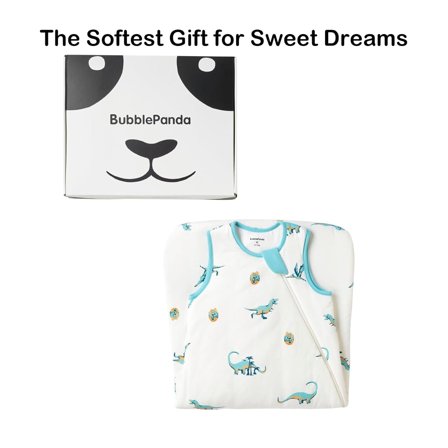 BubblePanda Rayon Made from Bamboo Sleep Sack 2t-3t 0.5 Tog Soft Lightweight Toddler Sleep Sack 24-36 Months for Babies 2-Way Zipper Wearable Blanket Baby 3t