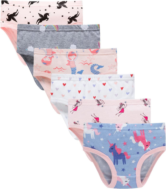 Boboking Soft Cotton Underwear Toddler Girls'Briefs Soft Undies