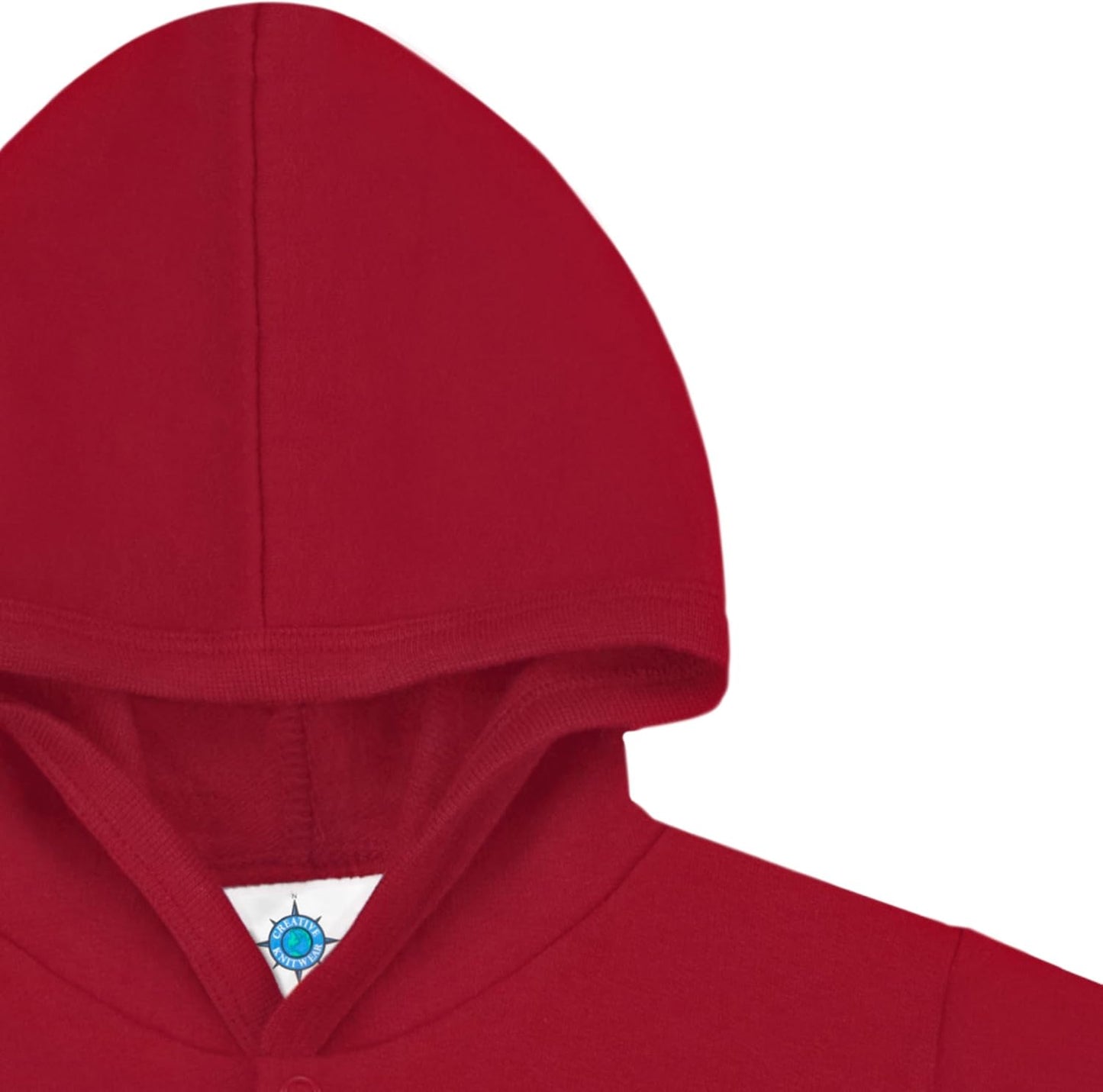 Creative Knitwear College Baby Snap Hooded Jacket - Team Logo, Multiple Colors, for Boys & Girls, (0-24 Months)