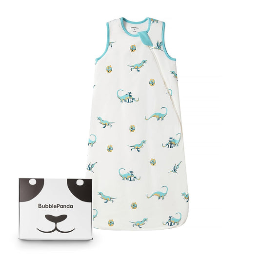 BubblePanda Rayon Made from Bamboo Sleep Sack 18-24 Months 0.5 Tog Soft Lightweight Toddler Sleep Sack 2t for Babies 2-Way Zipper Wearable Blanket Baby 18 Months