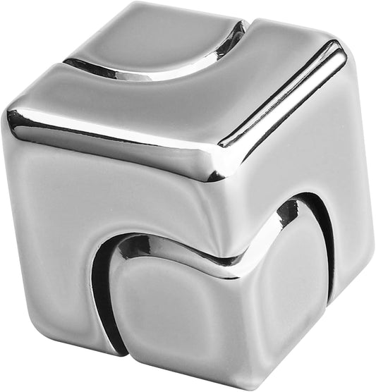 Silver Fidget Spinner for Kids, Fidget Toy, Cool Hand Spinner Gift Toys Autism Sensory Toy Goodie Bags Pinata Filler,Treasure Box Christmas Stocking Stuffers, Deacortaion for Desk Home Office