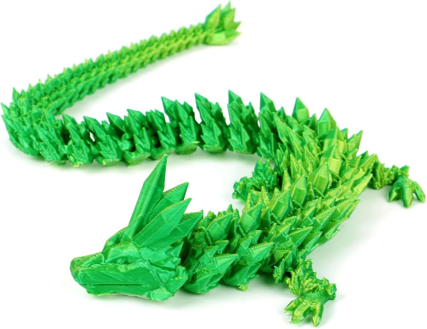 12inch Dragon Egg, Year of The Dragon, 3D Printed Dragon, Executive Desk Toys, Articulated Dragon, Fidget Toys Gifts for Graduates Students Teachers Adults (Yellow)