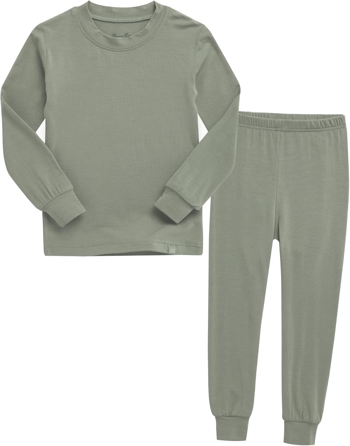 VAENAIT 6M-12Y Toddler Toddler Kids Toddler Girls Boys Soft Comfy Modal Tencel Solid Raglan Sleepwear Pajamas Pjs 2pcs Set