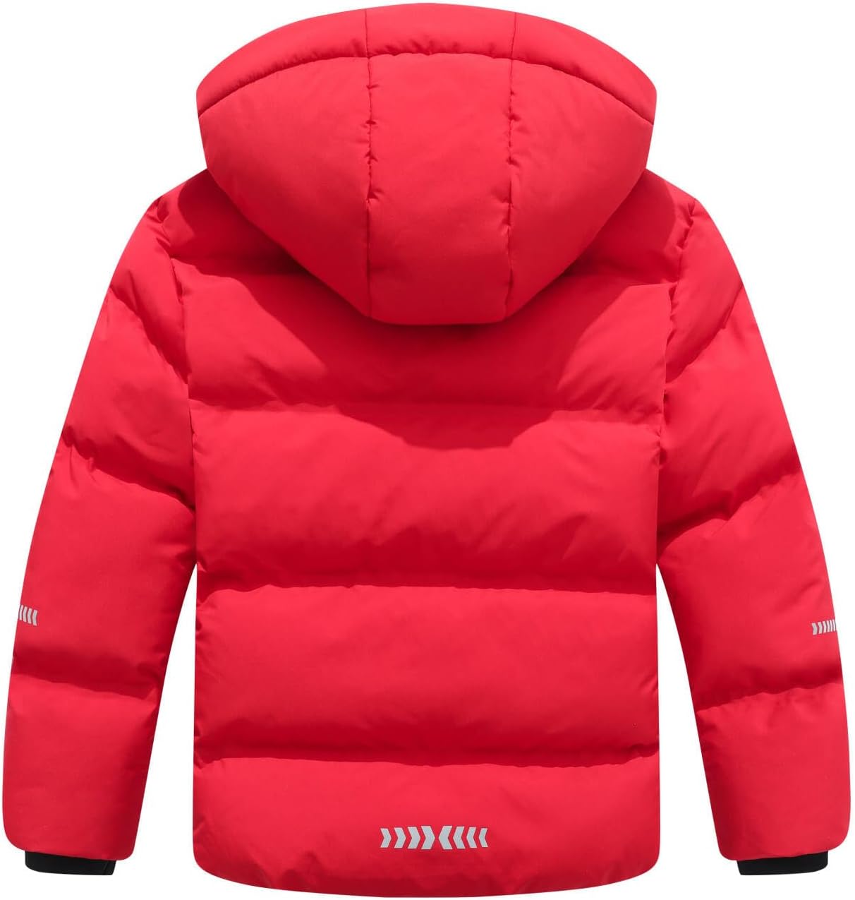 Kids Boy's Winter Coat Fleece Lined Waterproof Jacket Puffy Cotton Coat Thick Hooded Down Outdoor Coats