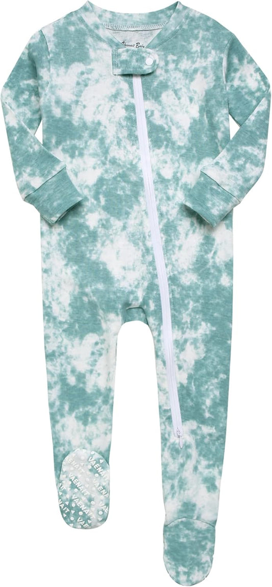 VAENAIT BABY Infant Toddler Boys Girls Footed Pajamas One-PIece Romper Sleep and Play 0M-2T