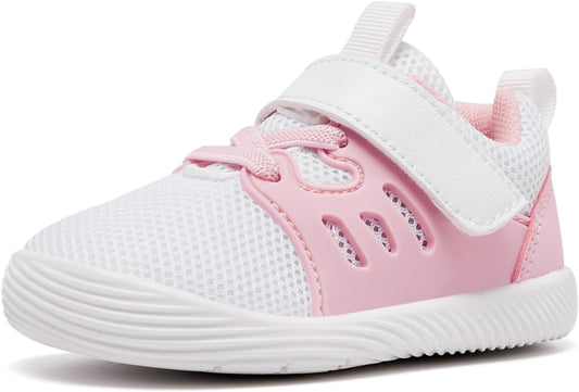 MORENDL Toddler Sneakers Baby Boys & Girls Barefoot Shoes Lightweight Breathable Walking Running Tennis Athletic Sport Shoes