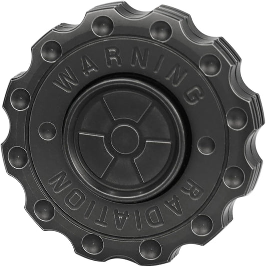 FREELOVE Metal Fidget Spinner Magnetic Slider, Spinning Haptic Clicker, Heavy Stainless Steel Spin Clicky, Small Round Gear Click Gyro, Premium Silent Bearing, Adults Anxiety Cool, Nuc Black