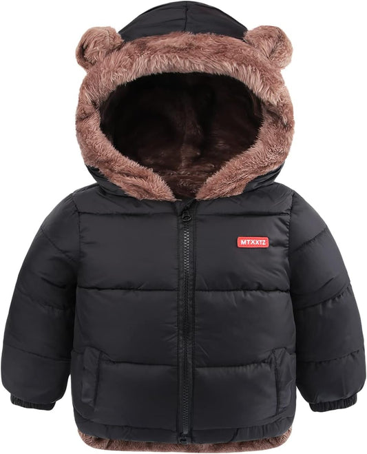 Winter Coat For Baby Boys Girls Fleece Jacket Toddler Clothes