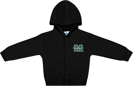 Creative Knitwear College Baby Snap Hooded Jacket - Team Logo, Multiple Colors, for Boys & Girls, (0-24 Months)