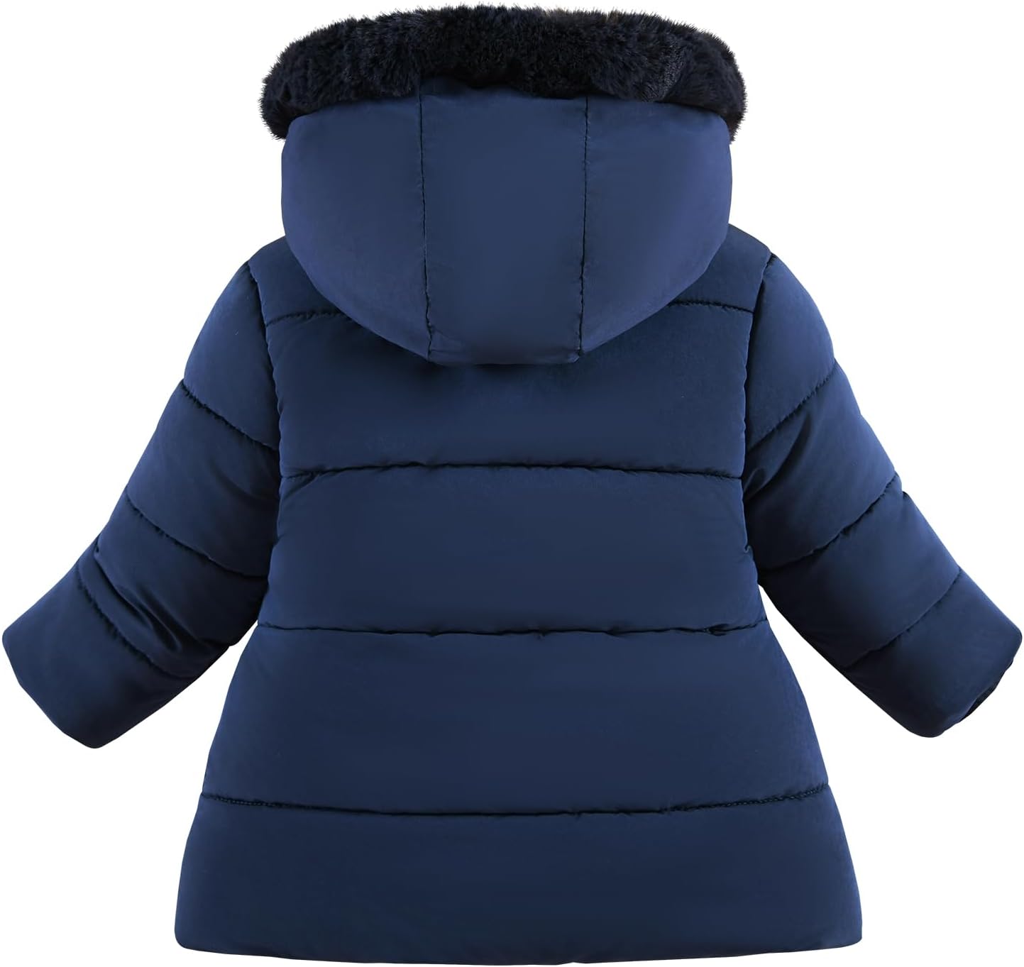 Toddler Winter Coats Baby Jacket Snow Clothes Puffer Dress Girl Warm Hoodie 1-4T
