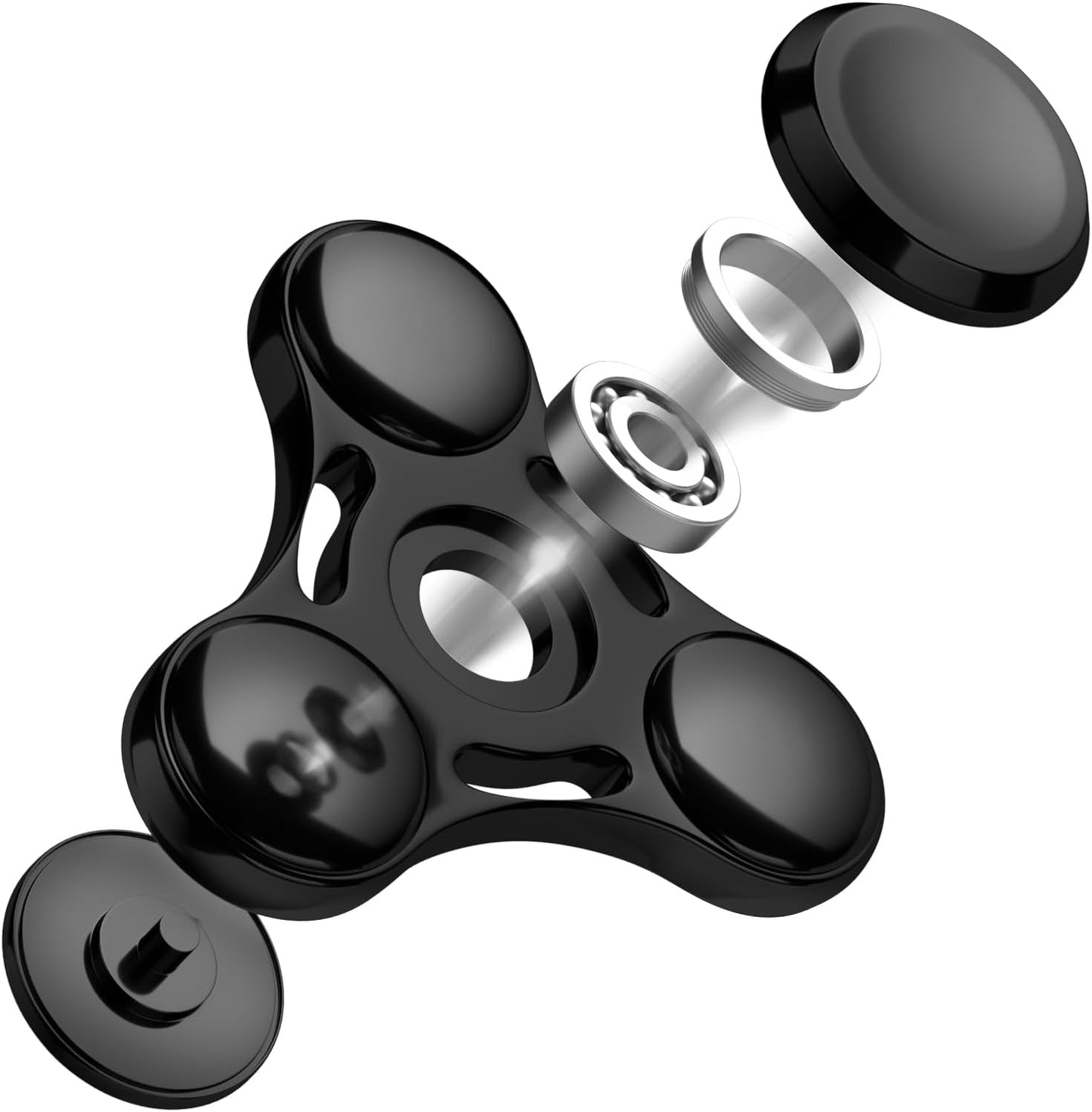 ATESSON Fidget Spinners Toy,Ultra Durable Stainless Steel Bearing High Speed 3-5 Min Precision Brass Metal Finger Spinner,EDC ADHD Stress Relief Anxiety Relieves Reducer for Kids and Adults