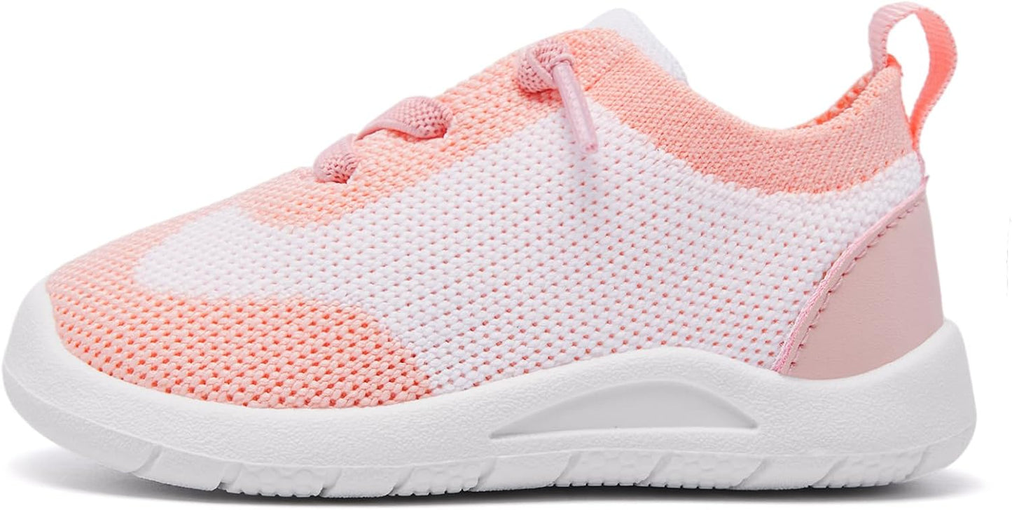 MORENDL Toddler Shoes Baby Walking Sock Shoes Infant Sneakers 0-4 Years Boy Girl Barefoot Tennis Shoe Non-Slip Brethable