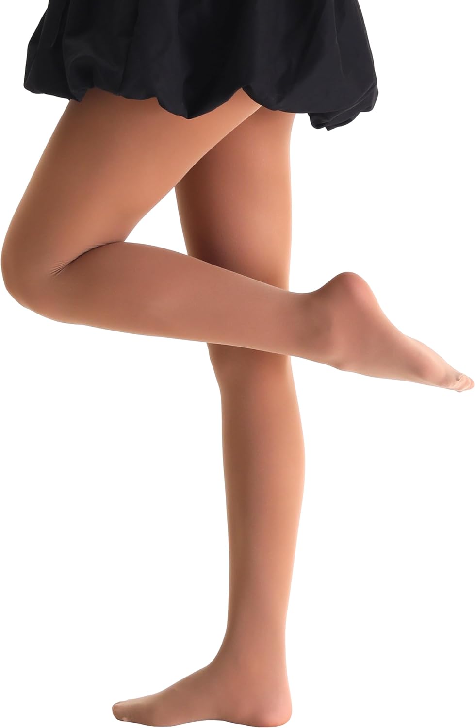 EVERSWE 3 Pairs Pack Girls Microfiber Tights Multiple Colors