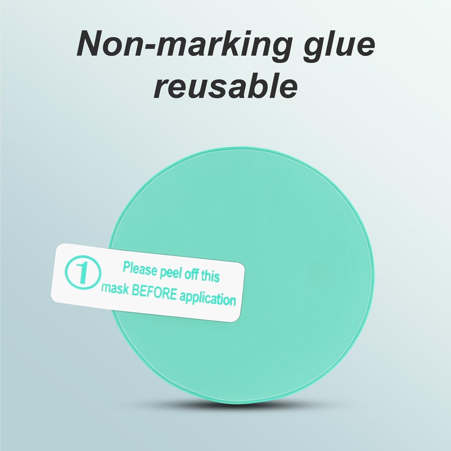 LiZHi Case for Apple Airtag Holder Airtag Case Cover Airtag Sticker Stick on Adhesive Mount Silicone for Tv Remote Car AirTag Phone Case 2 Pack (Mint Green)