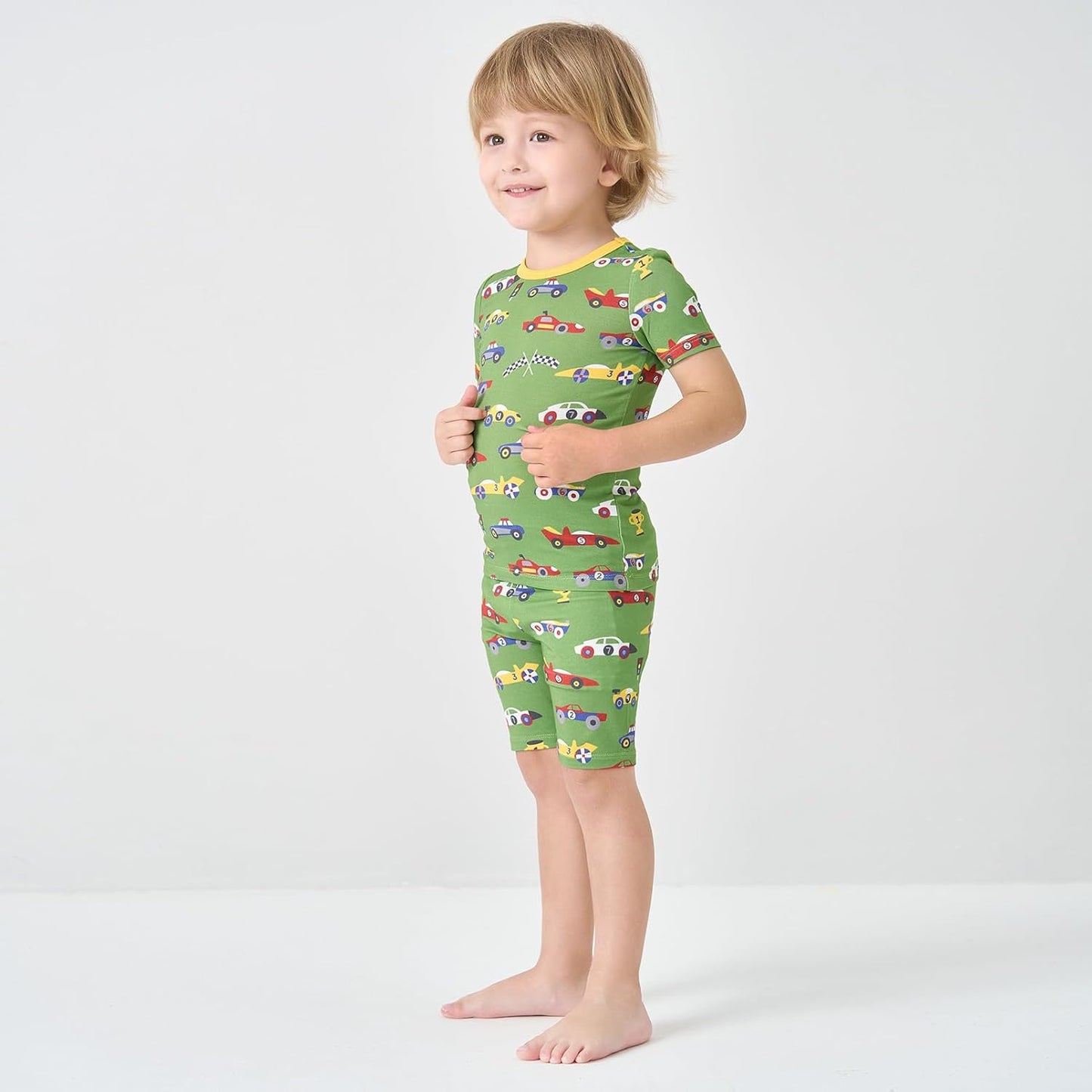 pureborn Baby Viscose From Bamboo Pajamas Set Pjs - Kids Toddler Girl Snug Fit Viscose Sleepwear 2pcs 18M-8Y