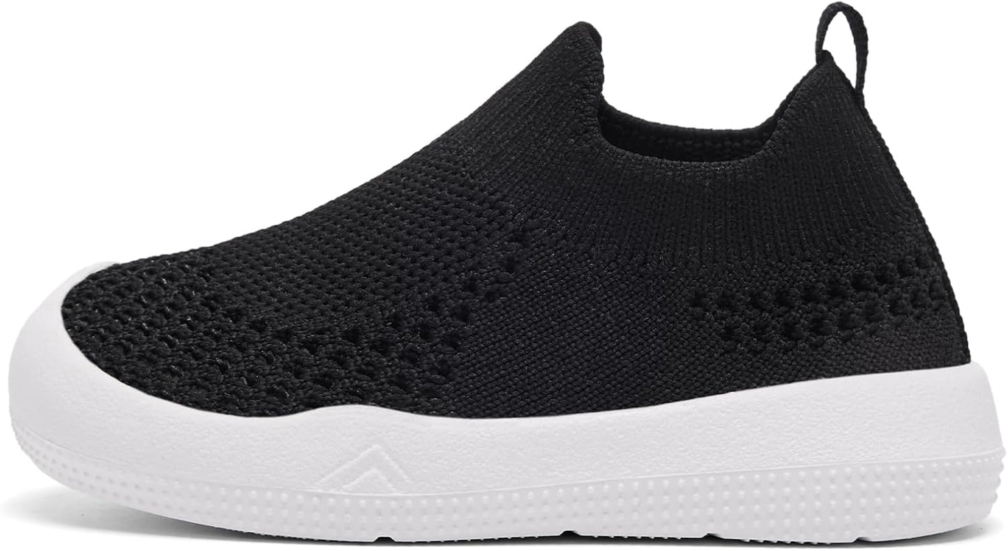 Eashi Baby Boy Girl Non-Skid Indoor Infant Walking Shoes Breathable Warm Elastic Sock Shoes with Memory Sole Protect Toes Outdoor Sneakers