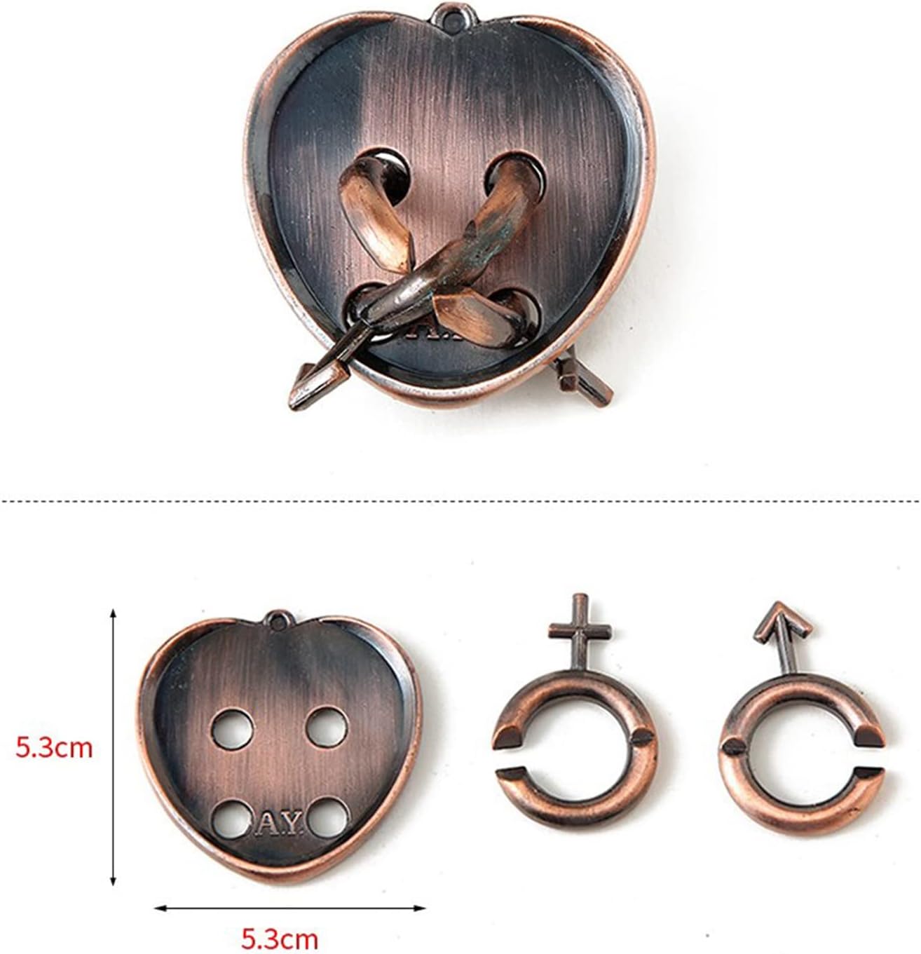 22 pcs IQ Test Puzzle Metal Wire Puzzles Mind Game Educational Toys High Difficulty Brain Teaser Puzzle Toy for Kids and Adults - Explore Creativity and Problem Solving. Gift Desk Puzzles