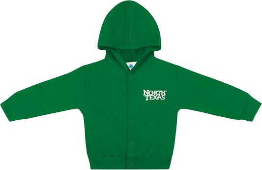 Creative Knitwear College Baby Snap Hooded Jacket - Team Logo, Multiple Colors, for Boys & Girls, (0-24 Months)