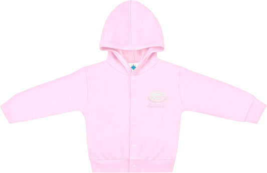 Creative Knitwear College Baby Snap Hooded Jacket - Team Logo, Multiple Colors, for Boys & Girls, (0-24 Months)