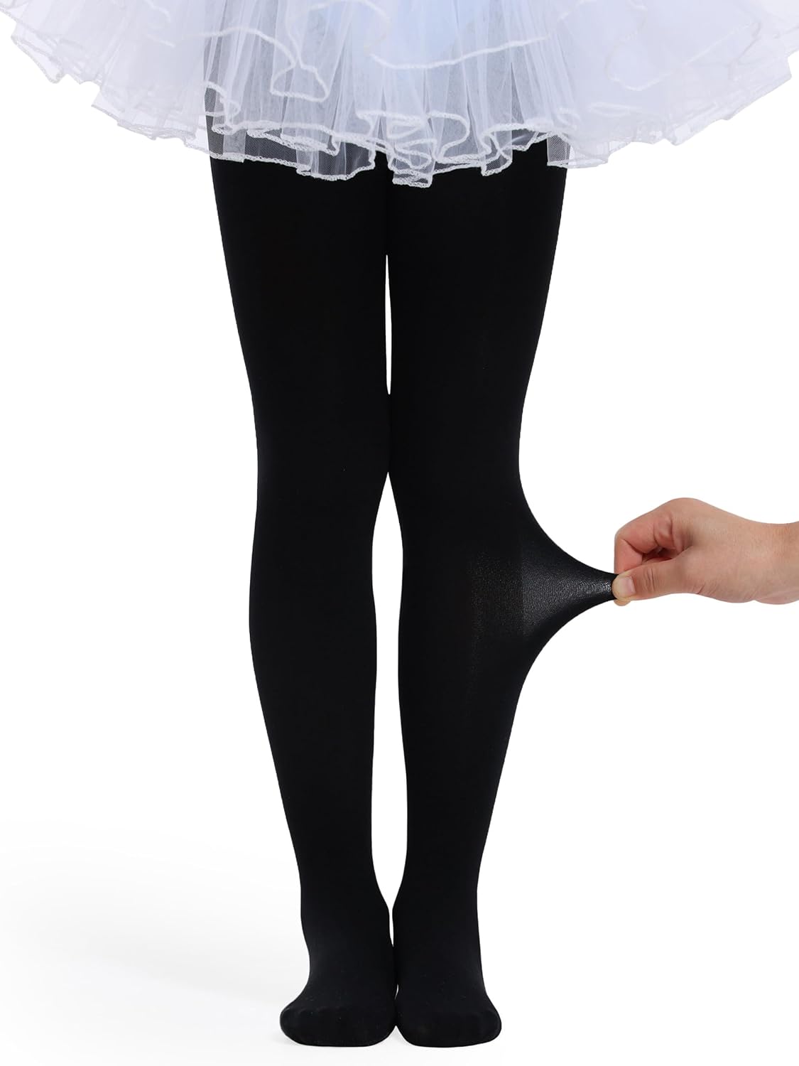Girls Tights for Ballet Dance School Students Super Soft Stockings Leggings (Toddler/Kids)