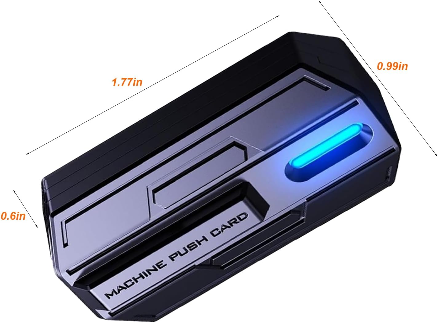 Fidget Toys Adults Metal Fidget Slider Metal Fidget Toys EDC Metal Fidget Slider Toys Adult Fidget Toys for Adults Desk Toys for Office for Adults(Fidget Toys Metal-Blue)