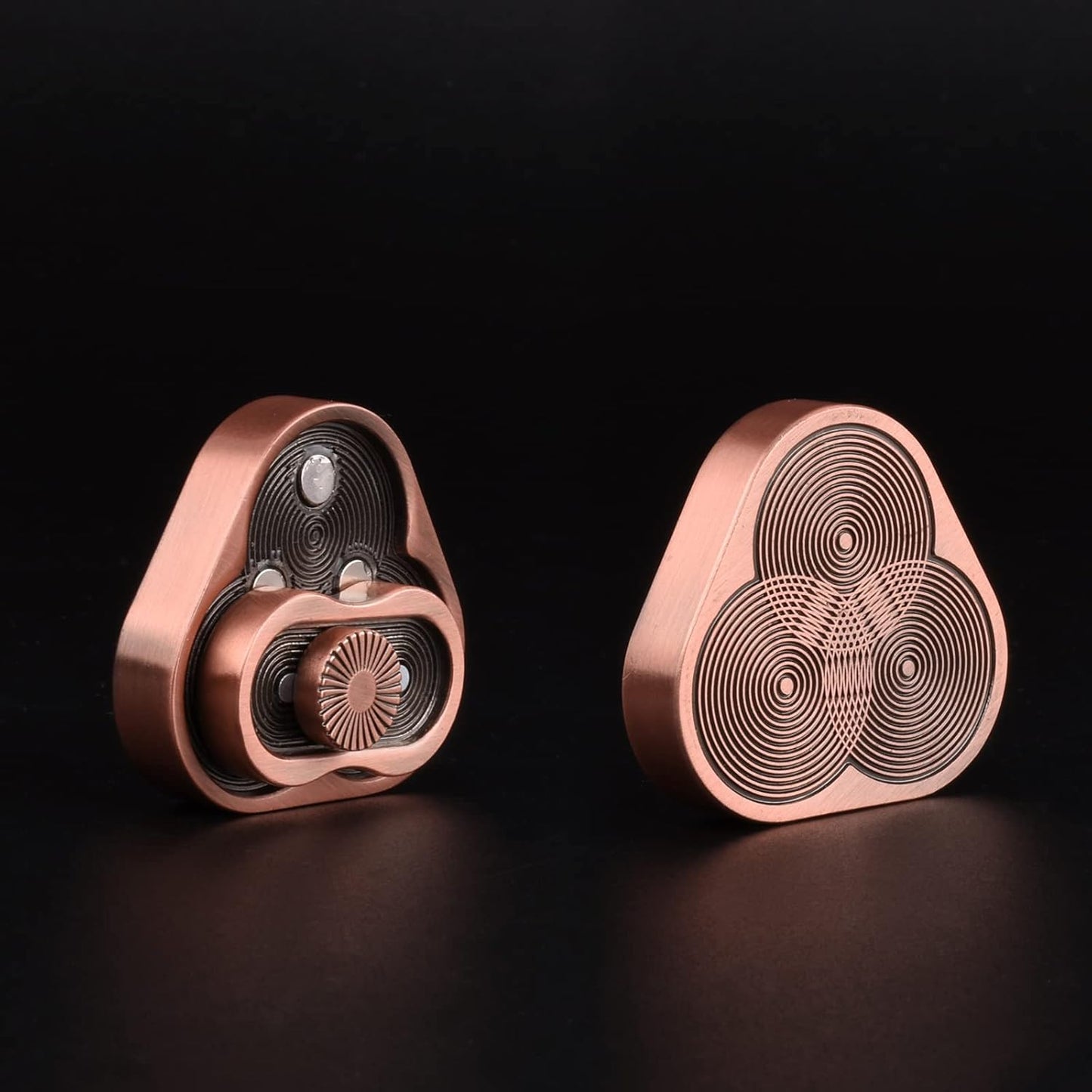 EDC Metal Fidget Slider Toys- Stress Relief EDC Fidget Slider Casual Metal Adult's Hand Toys Office Desk Toys Gifts Stress Toys for Adults(TR)