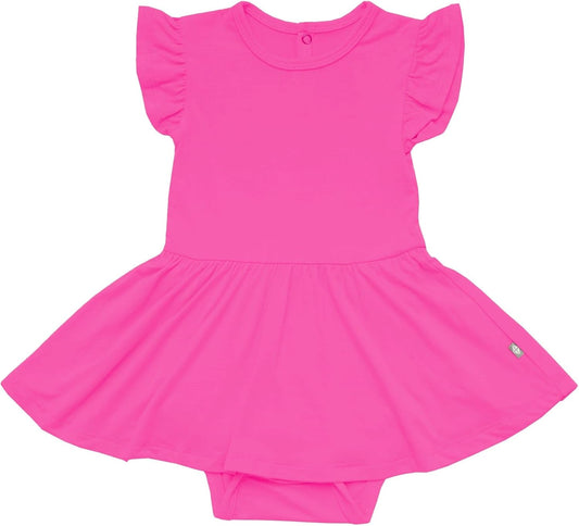 KYTE BABY Rayon Made from Bamboo Twirl Bodysuit Dress
