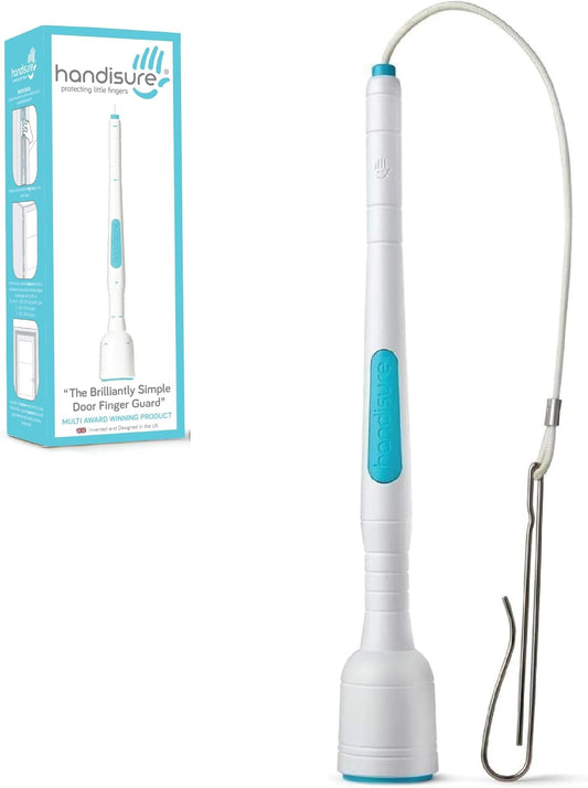 Child Door Safety Door Pinch Guard. Automatic, Hinge & Lock Side Safety, Reliable, Multiple Awards & Unique, Baby Door Stopper. Easy to Install & Build to Last Finger Guard for Door