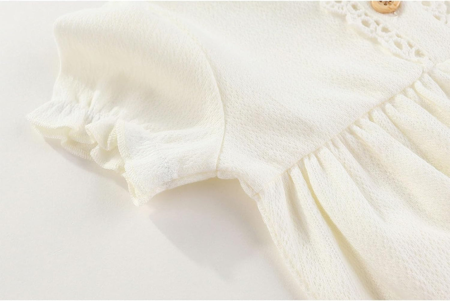 Baby Girl Clothes Cotton Bubble Romper Floral Bodysuits Infant Outfit Set