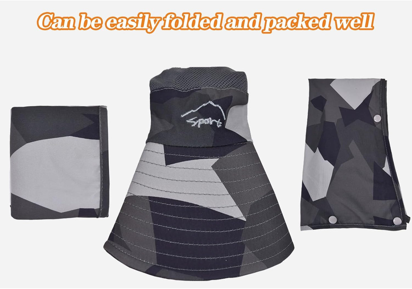 Sun Hats for Men Women Fishing Hat UPF 50+ Breathable Wide Brim Summer UV Protection Hat