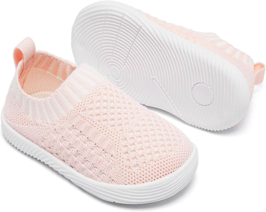 MORENDL Baby Toddler Walking Socks Non-Slip Breathable Unisex Casual Sneakers