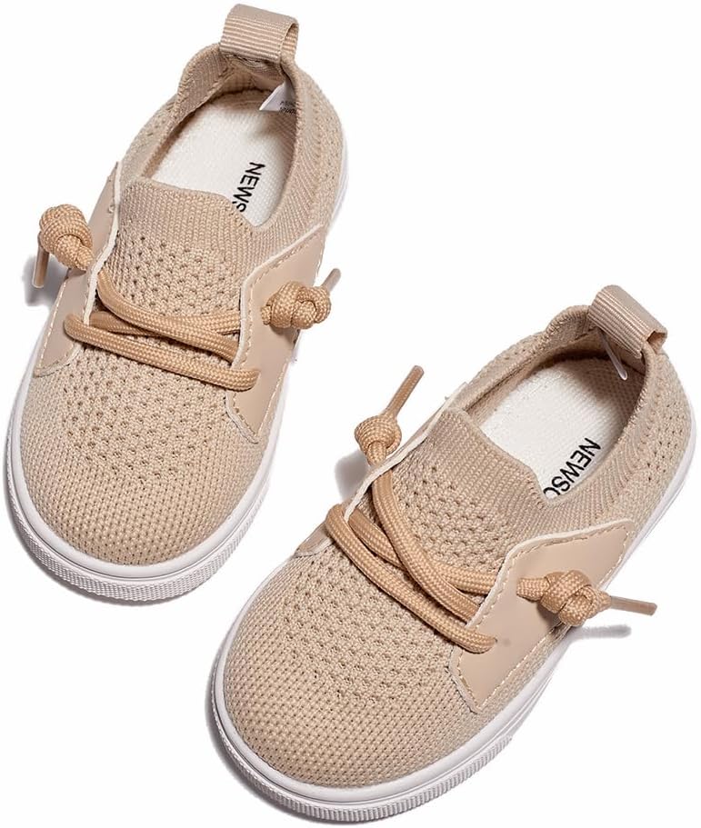 Newsonet Baby Shoes Boys Girls First Walking Breathable Non Slip Walker Sneakers Soft Sole 6 9 12 18 20 24 Months